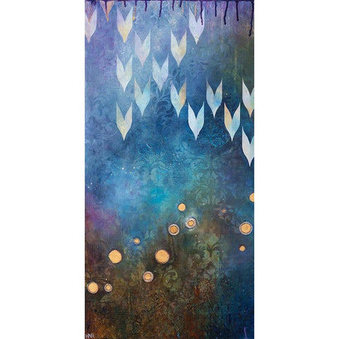 My Constellation I White Modern Wood Framed Art Print by Robinson, Heather