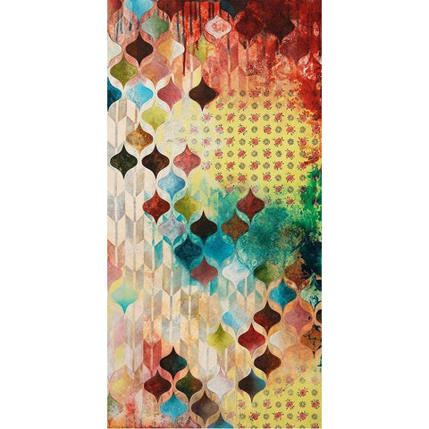 Nostalgic Geo II Black Modern Wood Framed Art Print by Robinson, Heather