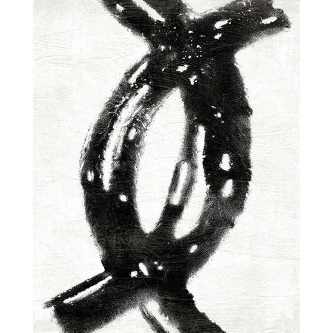 Kwanzaa Symbols IV Black Modern Wood Framed Art Print with Double Matting by Vess, June Erica