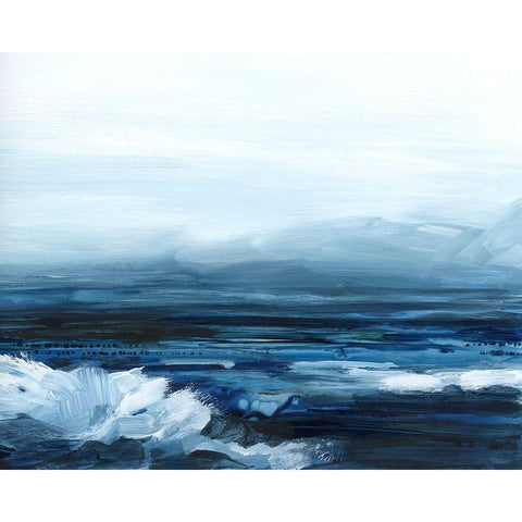 View from the Lighthouse I Black Modern Wood Framed Art Print by Popp, Grace