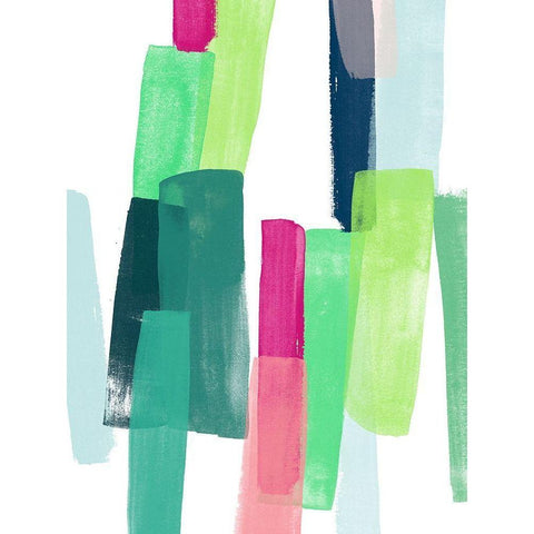 Paper Chase IV Black Modern Wood Framed Art Print with Double Matting by Vess, June Erica