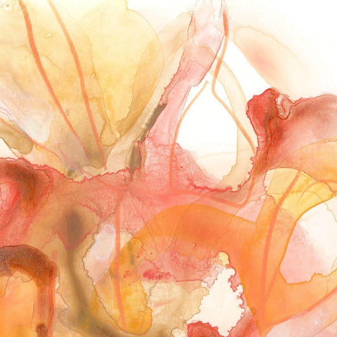 Sunset Marble I Black Ornate Wood Framed Art Print with Double Matting by Vess, June Erica