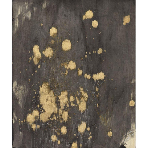 Cosmic Traces Black Modern Wood Framed Art Print by Arbel, Lori