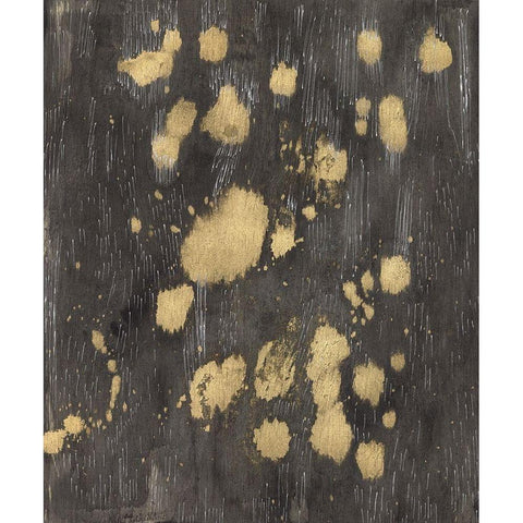 Celestial Downpour Black Modern Wood Framed Art Print by Arbel, Lori