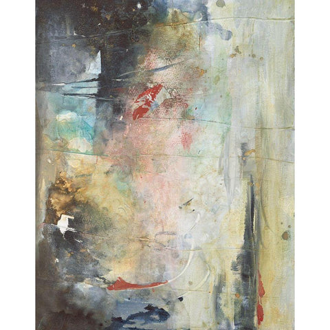 Vision I Black Modern Wood Framed Art Print by Combs, Joyce