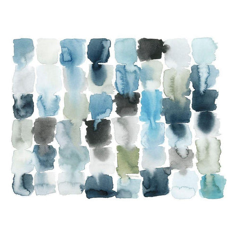 Moss and Water II Gold Ornate Wood Framed Art Print with Double Matting by Popp, Grace