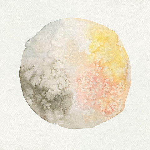 Cosmic View VI White Modern Wood Framed Art Print with Double Matting by Caroline, Emma