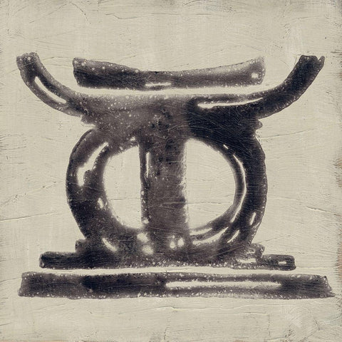 The Seven Principles II White Modern Wood Framed Art Print with Double Matting by Vess, June Erica