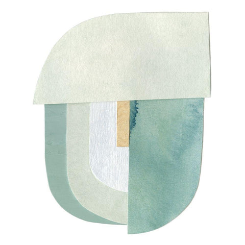 Morningtide III White Modern Wood Framed Art Print by Caroline, Emma