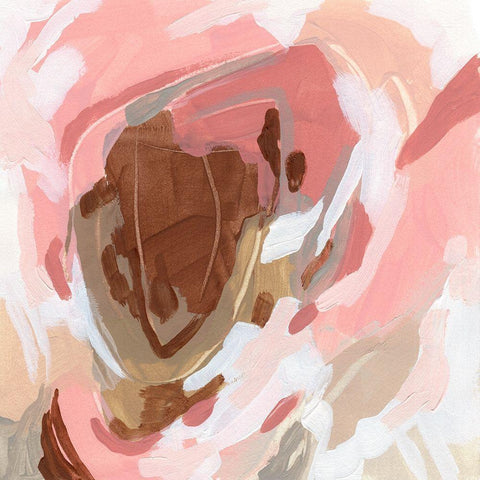 Petal Prism I White Modern Wood Framed Art Print by Vess, June Erica