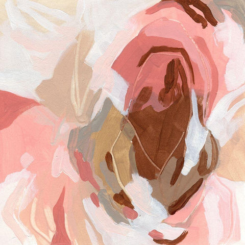 Petal Prism II White Modern Wood Framed Art Print by Vess, June Erica