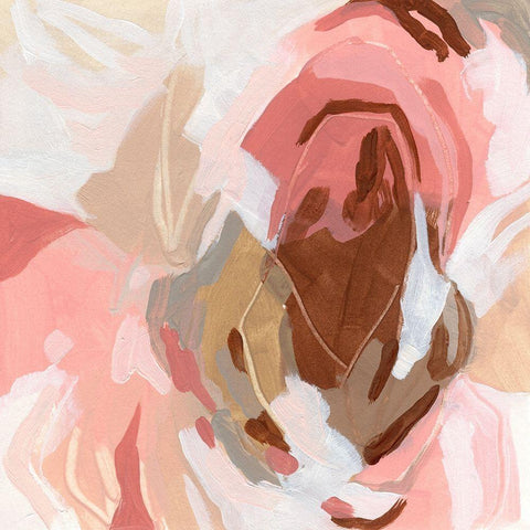 Petal Prism II Black Ornate Wood Framed Art Print with Double Matting by Vess, June Erica