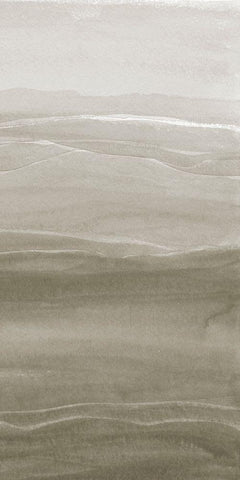 Foggy II White Modern Wood Framed Art Print with Double Matting by Ludwig, Alicia