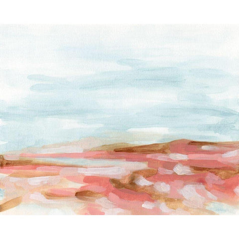 Sunset Shoals I Black Modern Wood Framed Art Print by Vess, June Erica