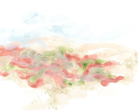 Dappled Dune I Black Ornate Wood Framed Art Print with Double Matting by Vess, June Erica