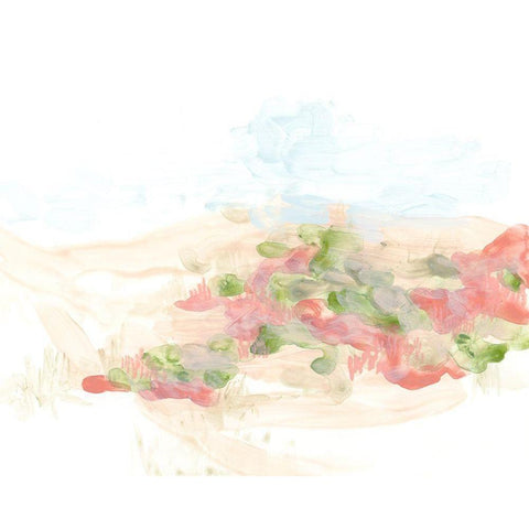 Dappled Dune II Gold Ornate Wood Framed Art Print with Double Matting by Vess, June Erica