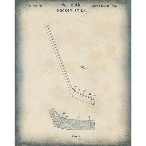 Patented Sport III Black Modern Wood Framed Art Print with Double Matting by Studio W