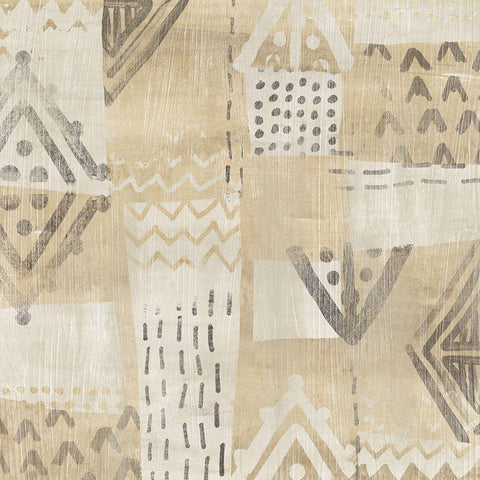 Sacred Windows I Black Modern Wood Framed Art Print with Double Matting by Vess, June Erica