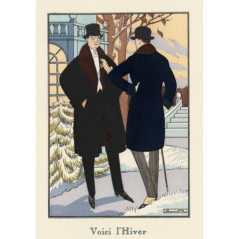 Mens Fashion II Black Modern Wood Framed Art Print by DeNardo, Laura