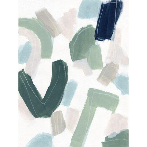 Litmus Test I White Modern Wood Framed Art Print by Vess, June Erica