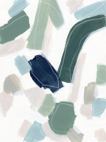 Litmus Test II Black Ornate Wood Framed Art Print with Double Matting by Vess, June Erica