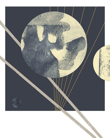Planetary Weights I Black Ornate Wood Framed Art Print with Double Matting by Green, Jacob