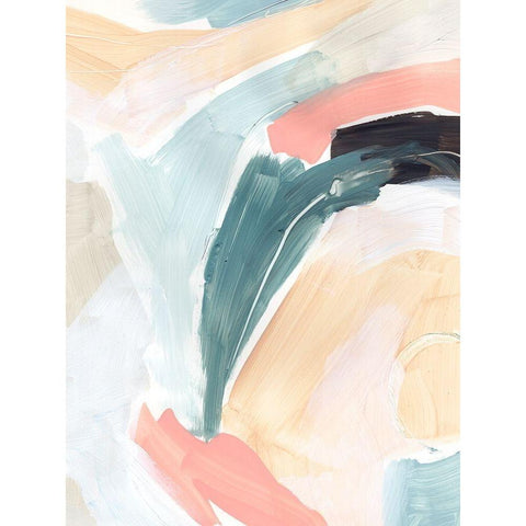 Cycle Swatch I Black Modern Wood Framed Art Print by Vess, June Erica