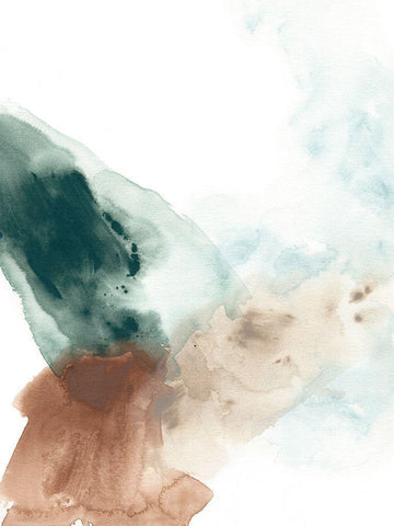 Liquid Rhythm I Black Ornate Wood Framed Art Print with Double Matting by Vess, June Erica