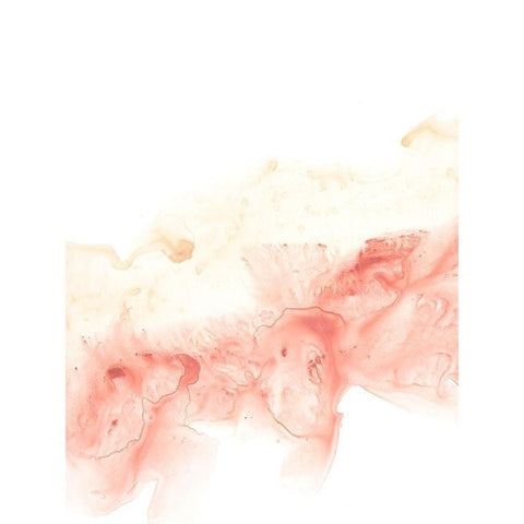 Sandstone Waveform II White Modern Wood Framed Art Print by Vess, June Erica