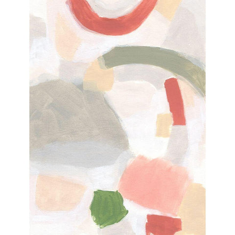 Interior Monologue II White Modern Wood Framed Art Print by Vess, June Erica