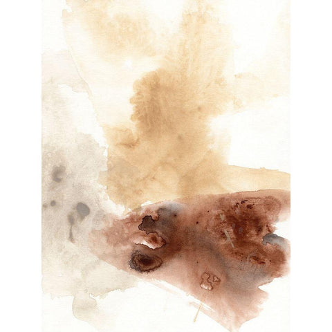 Tectonic Geyser I Black Modern Wood Framed Art Print by Vess, June Erica