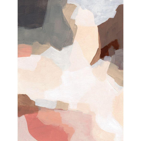 Mesa Prism II White Modern Wood Framed Art Print by Vess, June Erica