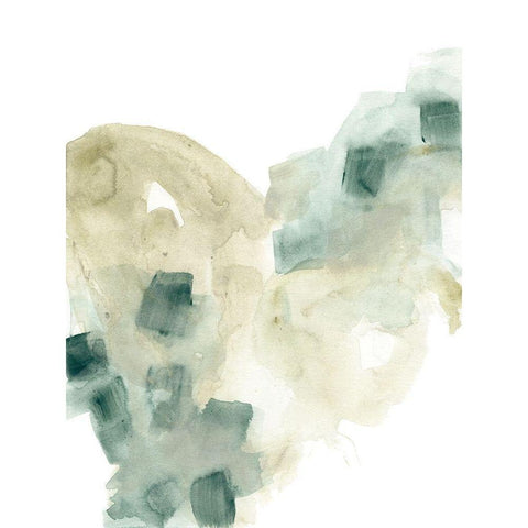 Fluid Dynamics I White Modern Wood Framed Art Print by Vess, June Erica