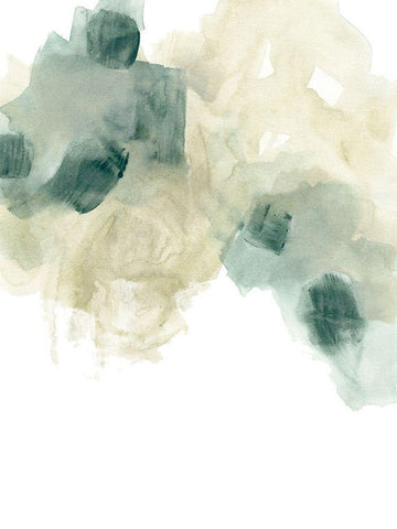 Fluid Dynamics II White Modern Wood Framed Art Print with Double Matting by Vess, June Erica