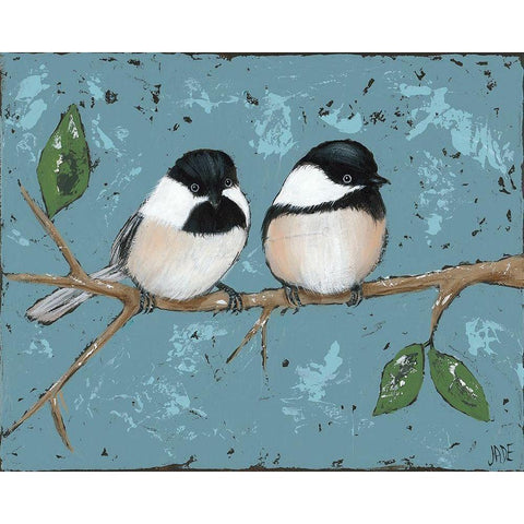Best Buds I White Modern Wood Framed Art Print by Reynolds, Jade