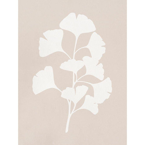 Ginkgo Branch II Black Modern Wood Framed Art Print by Caroline, Emma