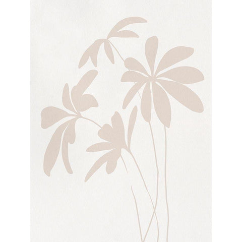 Schefflera I Black Modern Wood Framed Art Print with Double Matting by Caroline, Emma