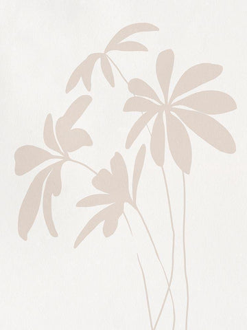 Schefflera I Black Ornate Wood Framed Art Print with Double Matting by Caroline, Emma