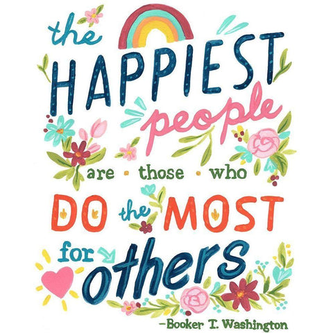 Booker T Washington Quote I Gold Ornate Wood Framed Art Print with Double Matting by Vess, June Erica