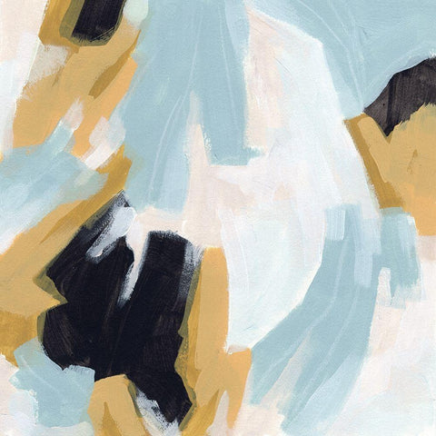 Electron Fissure II White Modern Wood Framed Art Print with Double Matting by Vess, June Erica