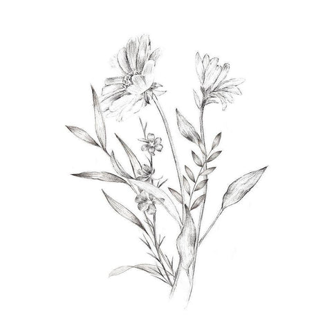 Wild Bunch II Gold Ornate Wood Framed Art Print with Double Matting by Warren, Annie