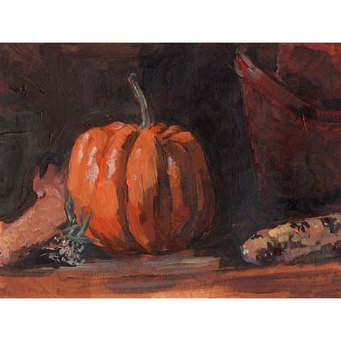 Autumn Still Life I Black Modern Wood Framed Art Print with Double Matting by Parker, Jennifer Paxton