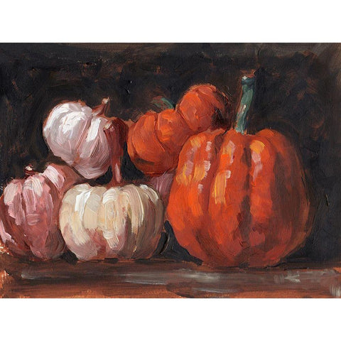 Autumn Still Life II White Modern Wood Framed Art Print by Parker, Jennifer Paxton