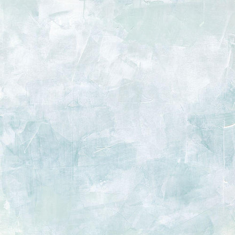 Drifting Blue I Gold Ornate Wood Framed Art Print with Double Matting by Caroline, Emma