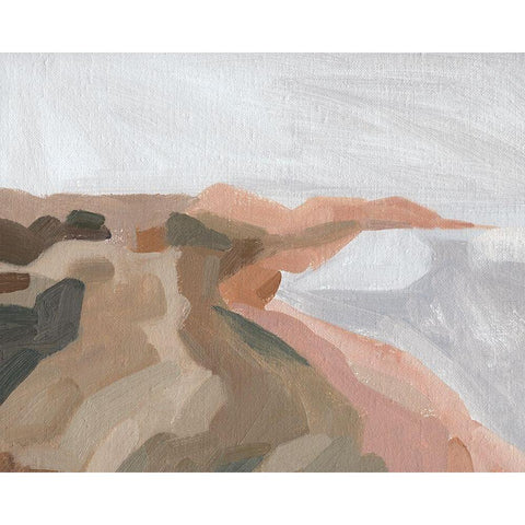 Autumn Coastline I Black Modern Wood Framed Art Print by Green, Jacob
