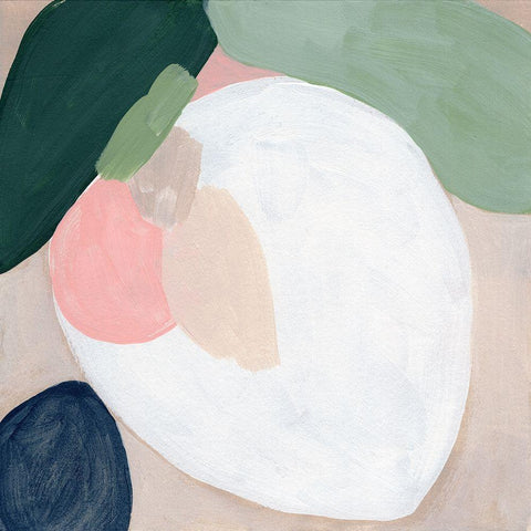 Orb Fresco II Gold Ornate Wood Framed Art Print with Double Matting by Vess, June Erica