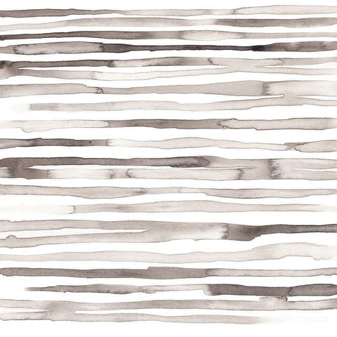 Subtle Signals I Black Modern Wood Framed Art Print by Vess, June Erica