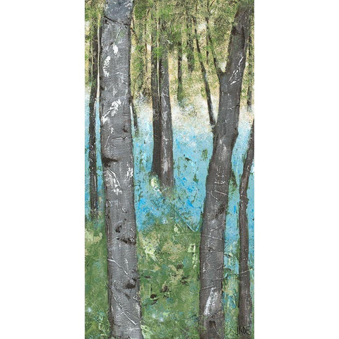Deep Silence III Black Modern Wood Framed Art Print by Reynolds, Jade