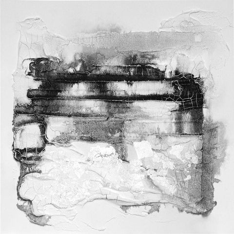 Travertine I Black Modern Wood Framed Art Print by Finch, Scherrer