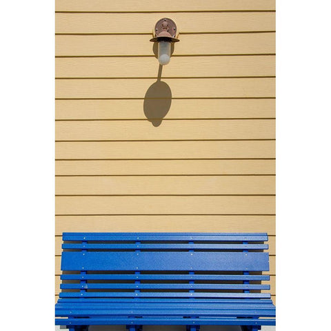 Beachtown Blues V Black Modern Wood Framed Art Print with Double Matting by DeNardo, Laura